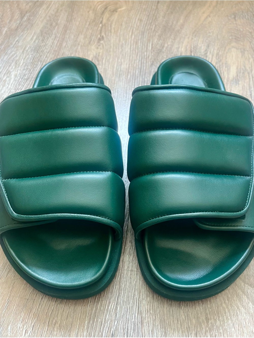 GIABORGHINI Gia 3 padded leather slides